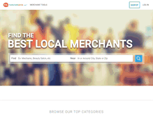 Tablet Screenshot of merchantcircle.com